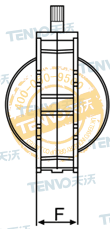 V1FS粉體蝶閥結(jié)構(gòu)圖