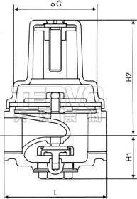 YZ11X支管減壓閥結(jié)構(gòu)圖